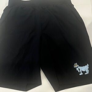 Black Shorts. Youth medium. GOAT USA
